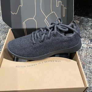 Allbirds Wool Runners in Natural Black